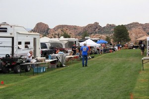Swap area at Watson Lake Show in Prescott, AZ