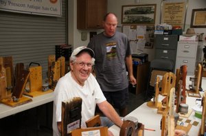 Building trophies for WLS car show